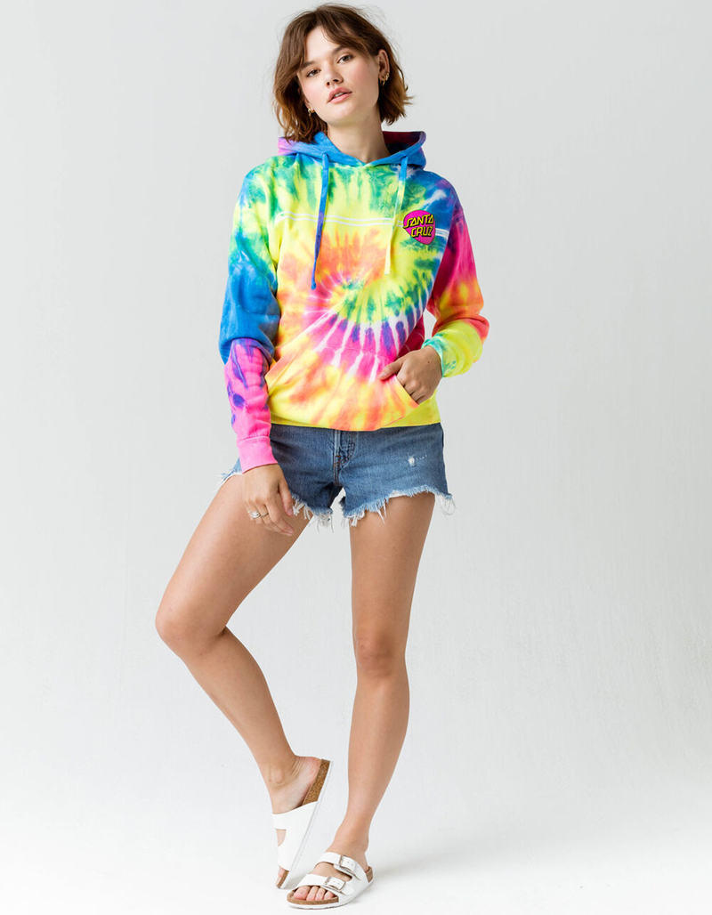 SANTA CRUZ Other Dot Tie Dye Womens Hoodie image number 3