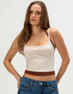 BOZZOLO Womens Double Layer Cami image number 1