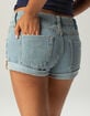 RSQ Womens Low Rise Cuffed Micro Shorts image number 2