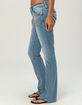 MISS ME Womens Mid Rise Bootcut X Pocket Jeans image number 4