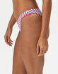 FULL TILT Textured Cheekier High Leg Bikini Bottoms image number 3