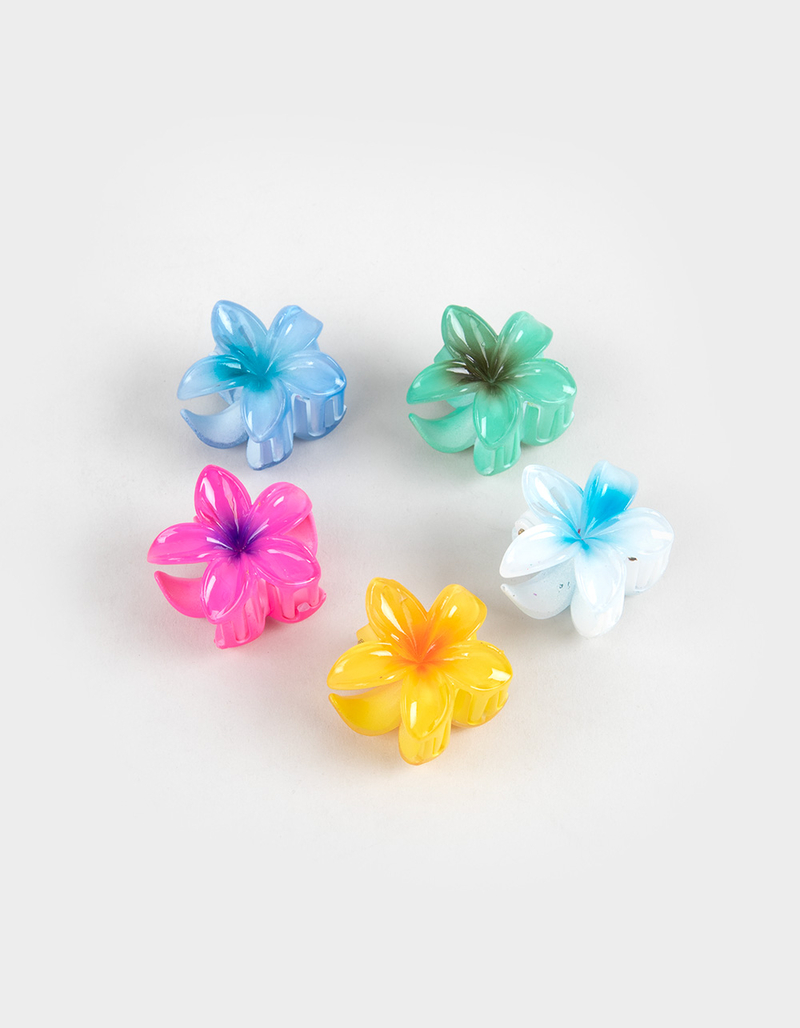 FULL TILT 10 Pack Mini Flower Claw Clips image number 0
