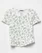 RSQ Girls Ditsy Scoop Neck Tee image number 2