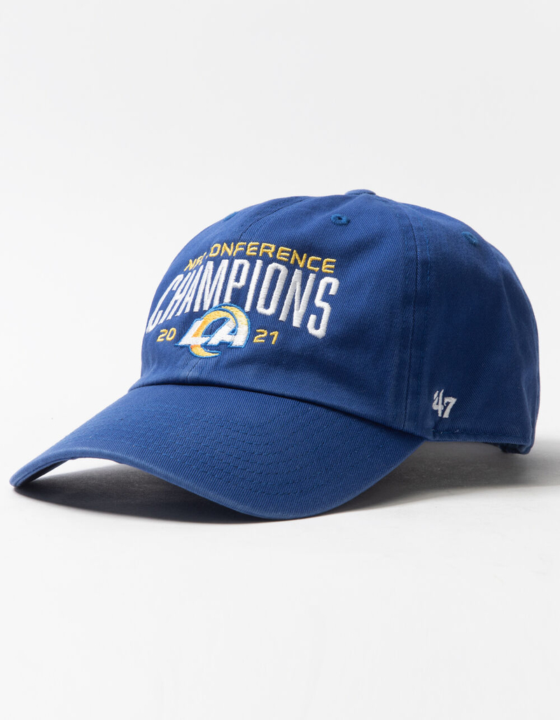 47 BRAND Los Angeles Rams NFC Champions Strapback Hat image number 0