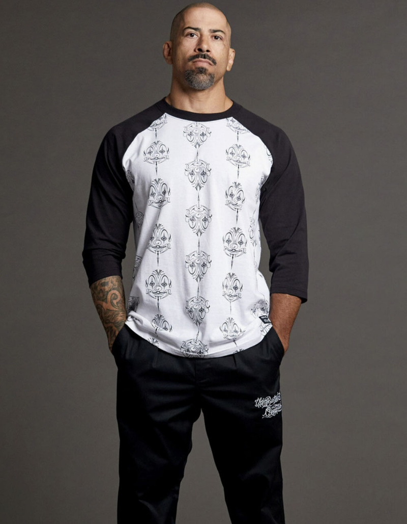 RVCA x Mister Cartoon Smile Now Mens Baseball Tee image number 0