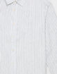 JACK & JONES James Split Stripe Mens Button Up Long Sleeve Shirt image number 2