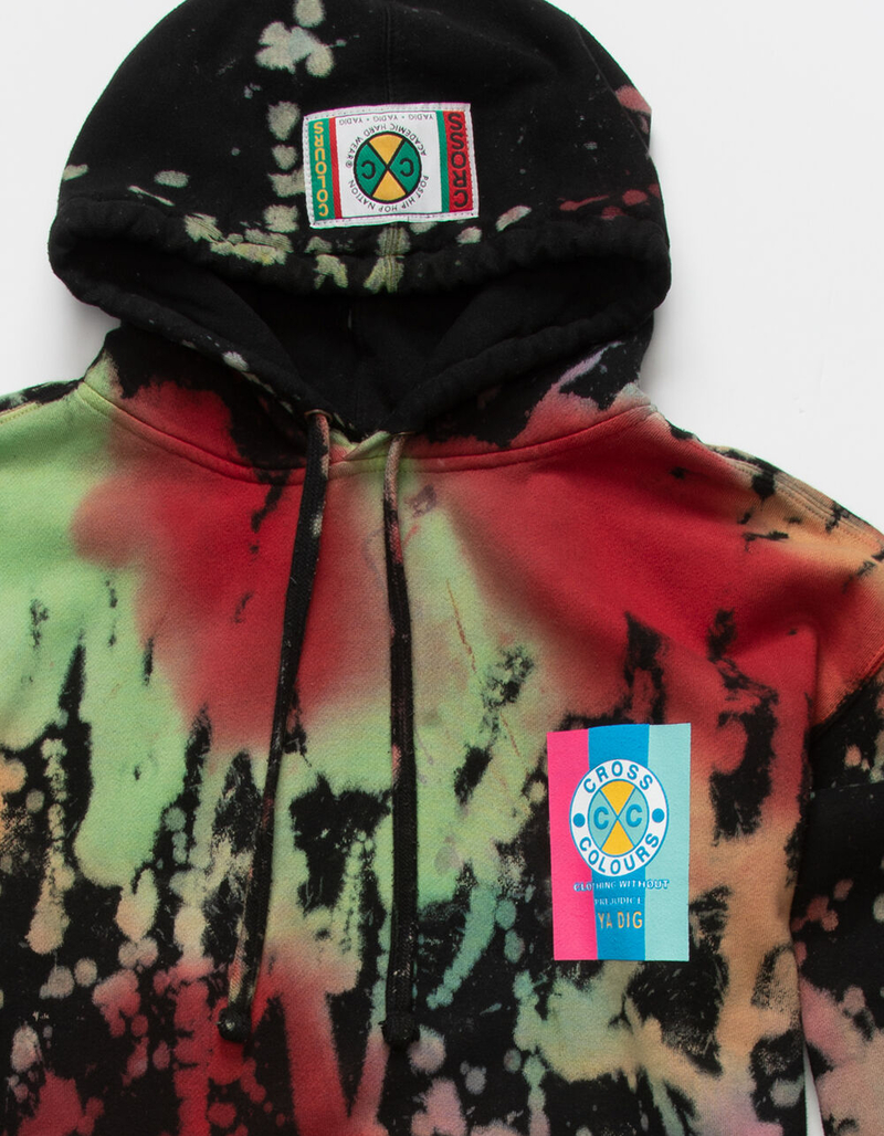 CROSS X COLOURS Logo Splatter Mens Hoodie image number 1