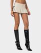 EDIKTED Margaret Pleated Ribbon Mini Skort image number 4