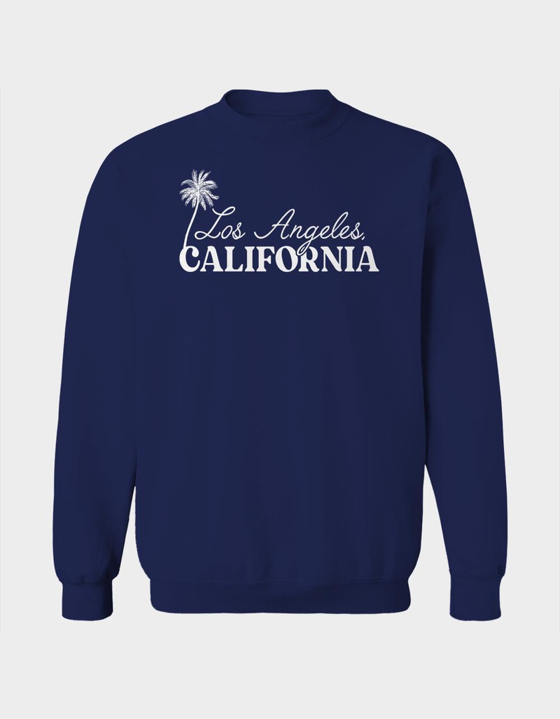 CALIFORNIA Los Angeles Palm Unisex Crewneck Sweatshirt NAVY Tillys