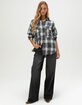 ACOA Womens Oversized Flannel image number 2