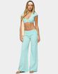 EDIKTED Wide Leg Foldover Pants image number 5