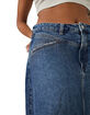 FREE PEOPLE Come As You Are Denim Maxi Skirt image number 5