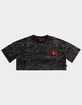 QUIKSILVER x Stranger Things Upside Down Womens Crop Tee image number 1