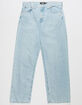 RSQ Mens Baggy Light Wash Denim Jeans image number 2
