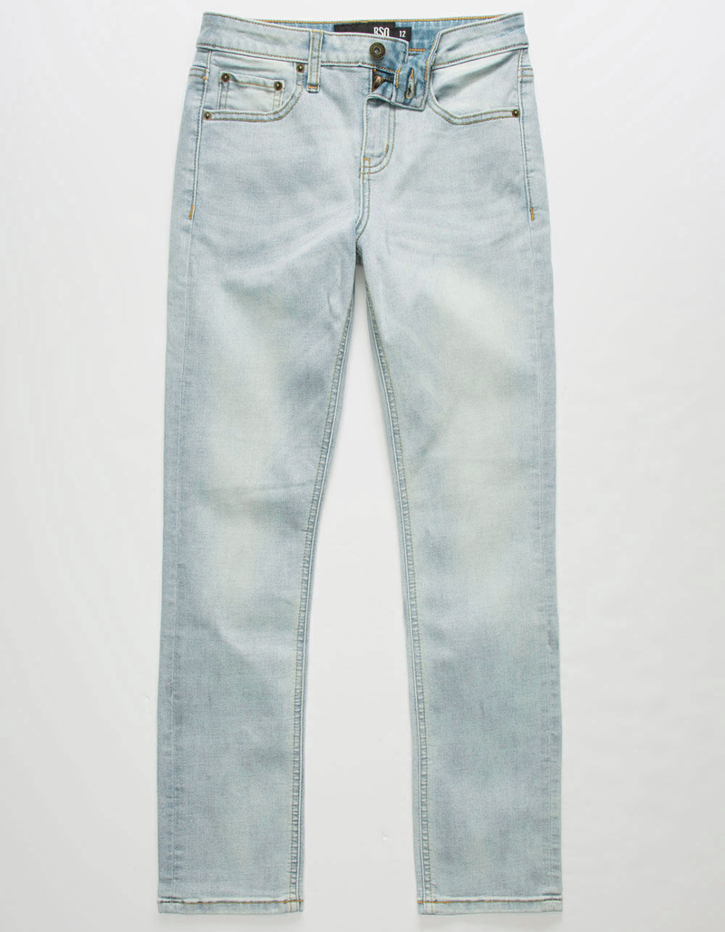 RSQ Boys Super Skinny Light Bleach Jeans image number 4
