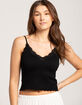 TILLYS Lace Trim Womens Cami image number 1
