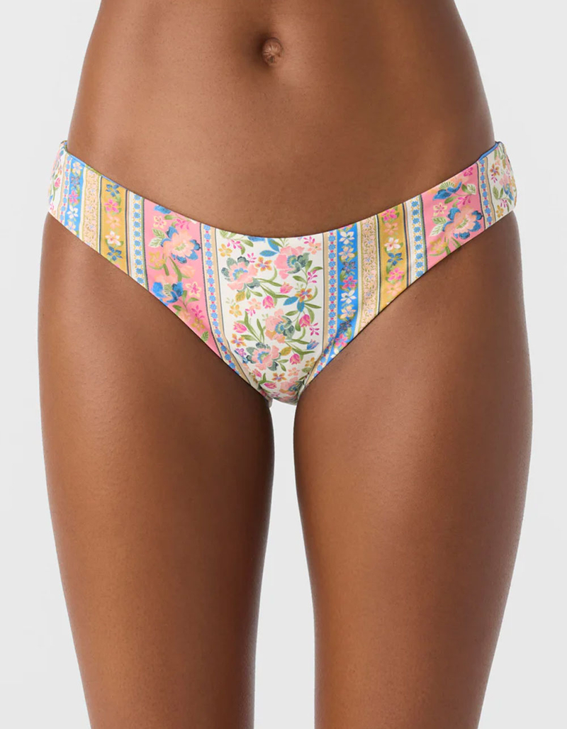 O'NEILL Rio Floral Blue Lagoon Reversible Full Bikini Bottoms image number 1