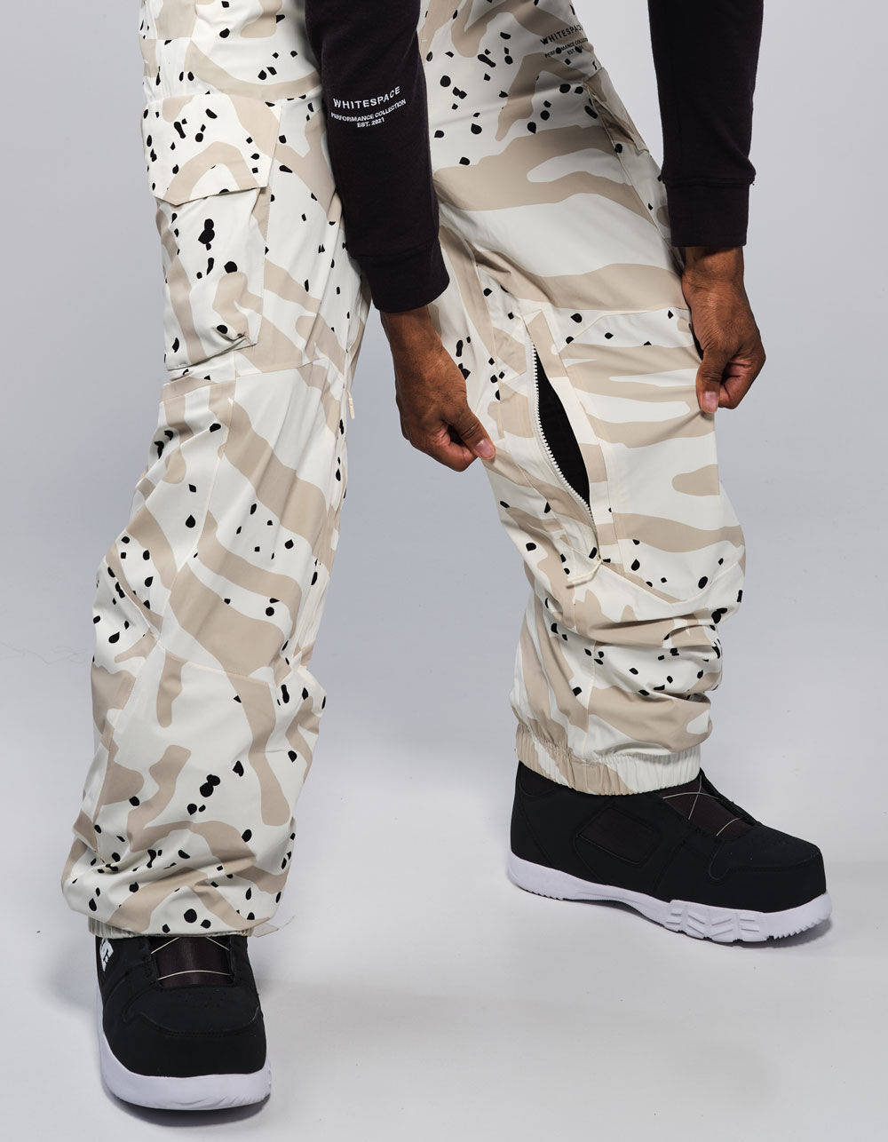 WHITESPACE AMF Riding Mens Cargo Snow Pants - CAMO | Tillys