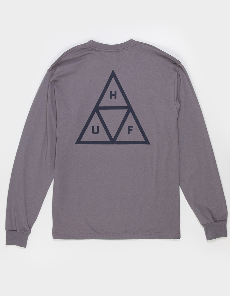 HUF Set Triple Triangle Mens Tee PLUM Tillys