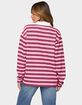 EDIKTED Maureen Striped Polo Sweatshirt image number 3