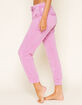 FREE PEOPLE Work It Out Womens Pink Joggers image number 2