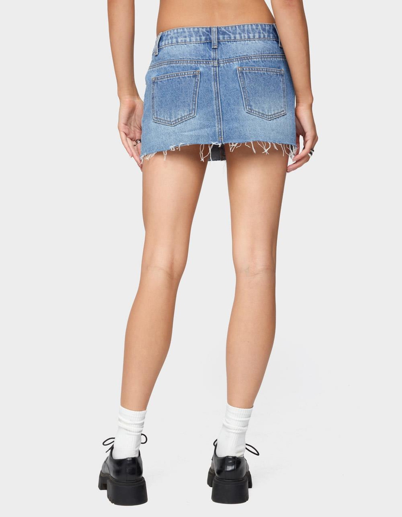 EDIKTED Micah Denim Mini Skirt image number 2