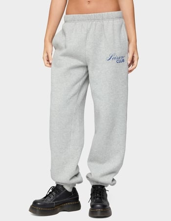 EDIKTED Leisure Club Sweatpants Primary Image