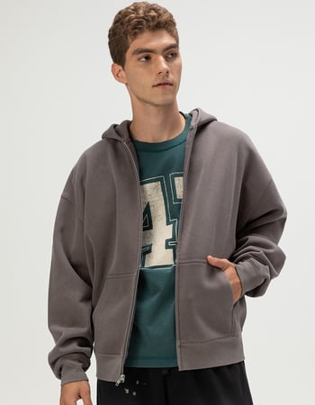 RSQ Mens Oversized Zip-Up Hoodie Primary Image