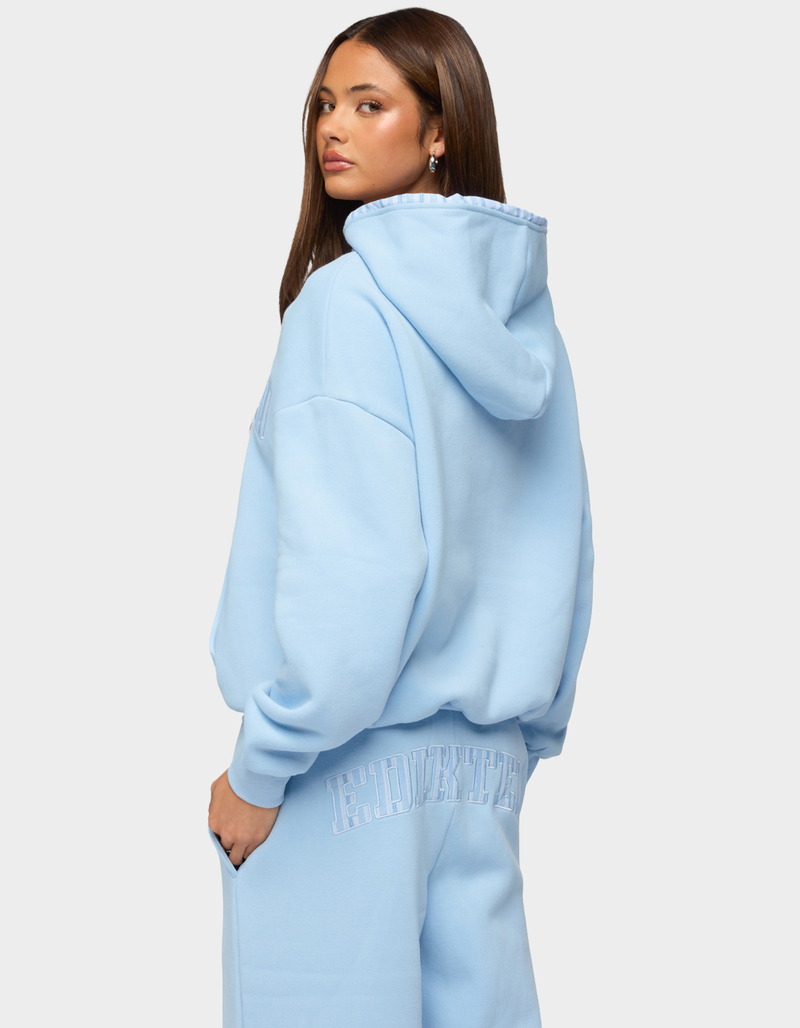 EDIKTED Core Stripey Oversized Hoodie image number 2