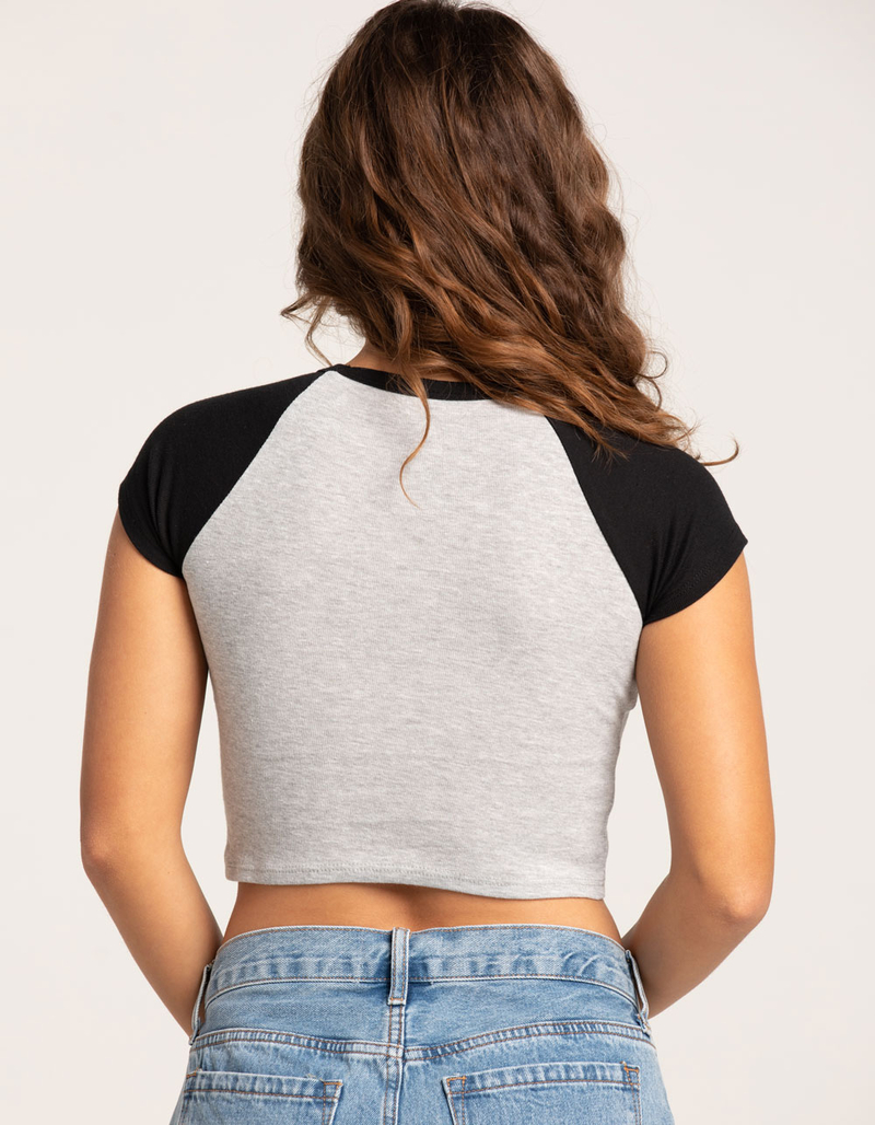 FULL TILT Racing Car Womens Raglan Tee image number 2