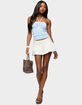 EDIKTED Citron Striped Halter Top image number 5