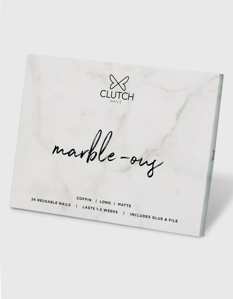 CLUTCH NAILS Marble-Ous Press-On Nail Kit image number 2