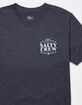 SALTY CREW Skip Jack Mens Black Tee image number 3