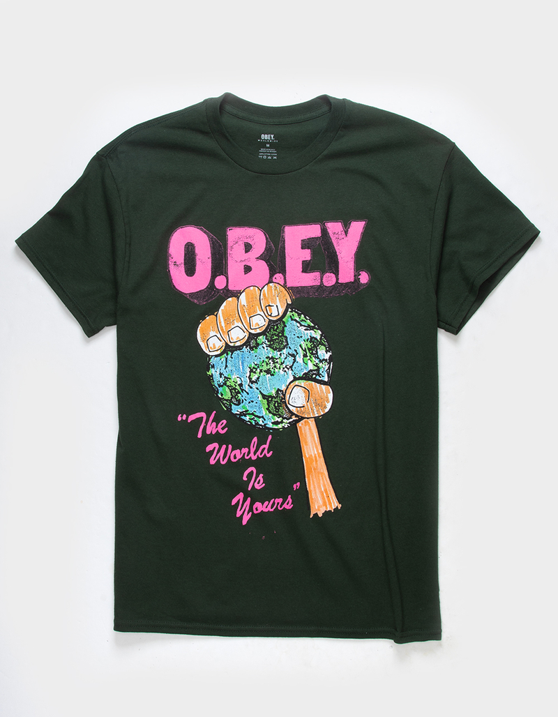 OBEY Globe Grab Mens Tee image number 0