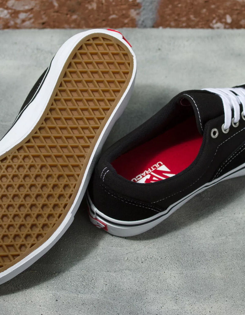 VANS Era Pro Mens Black & White Shoes image number 3