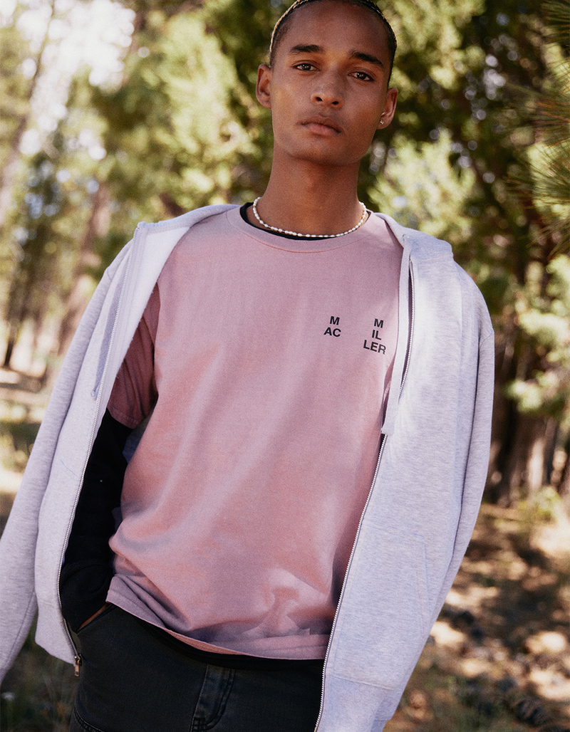 RSQ Mens Full Zip Fleece Hoodie image number 7