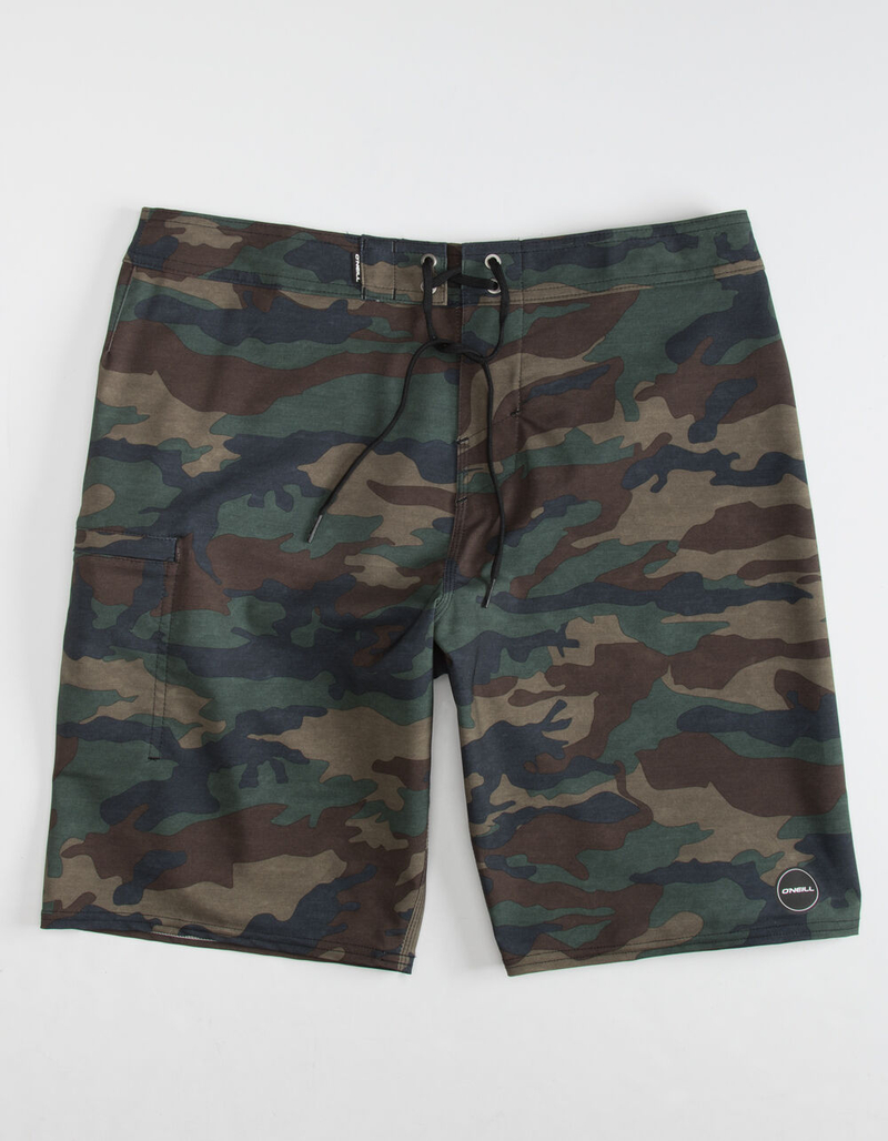 O'NEILL Hyperfreak Mens Camo Boardshorts image number 0