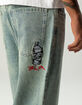 RSQ Mens Extra Baggy Embroidered Jeans image number 6
