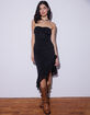 WEST OF MELROSE Rosette Asymmetrical Womens Tube Dress image number 2