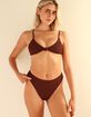 DIPPIN' DAISY'S Seashore High Waist Cheeky Bikini Bottom image number 4