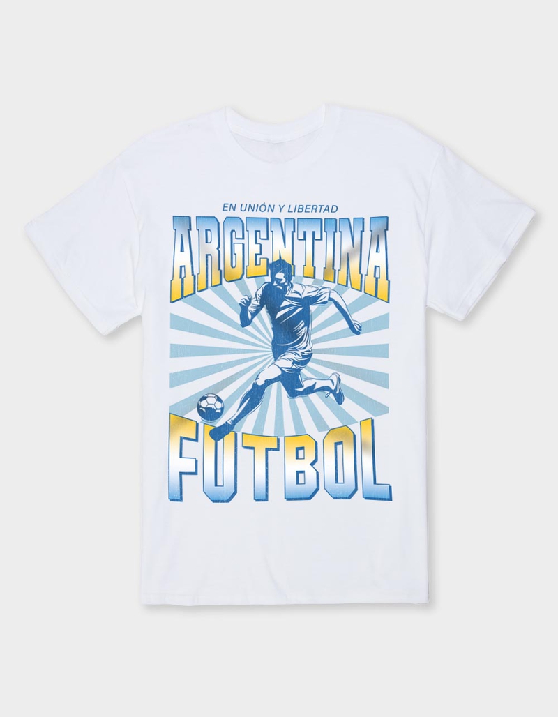 ARGENTINA Futbol Burst Unisex Tee image number 0