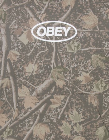 OBEY Camo Oval Mens Hoodie Alternative Image