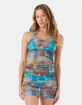 ROXY Postcards From Paradise Mesh Cover-Up Dress image number 1