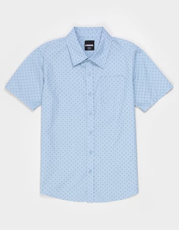 RSQ Ditsy Print Boys Button Up Shirt Primary Image