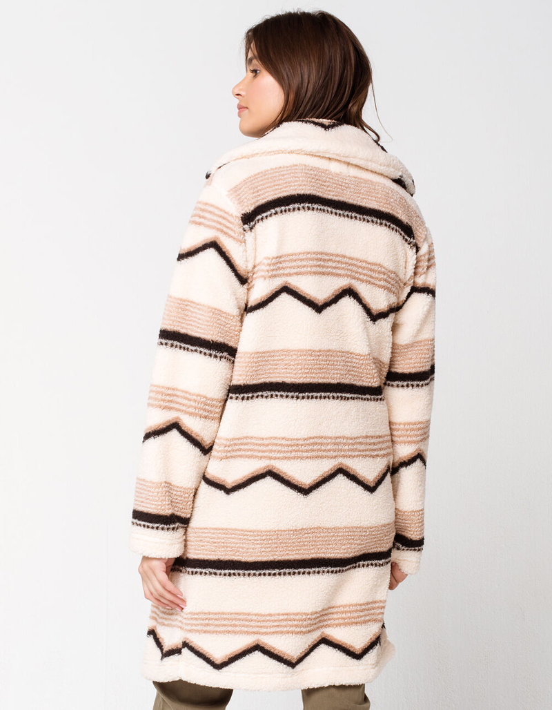 BILLABONG Montreal Longline Cream Womens Jacket image number 2