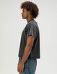 RSQ Mens Washed Shrunken Tee image number 4