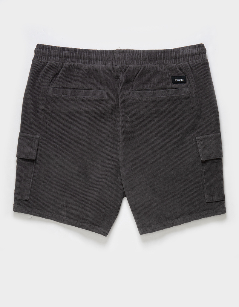 RSQ Mens Cord Cargo Pull On Shorts image number 1