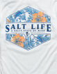 SALT LIFE Sailin Tropics Mens Tee image number 3