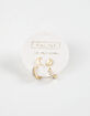 FULL TILT 14K Gold Dipped Earrings & Jewelry Case Set image number 2