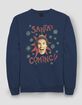 ELF Santa's Coming Unisex Crewneck Sweatshirt image number 1